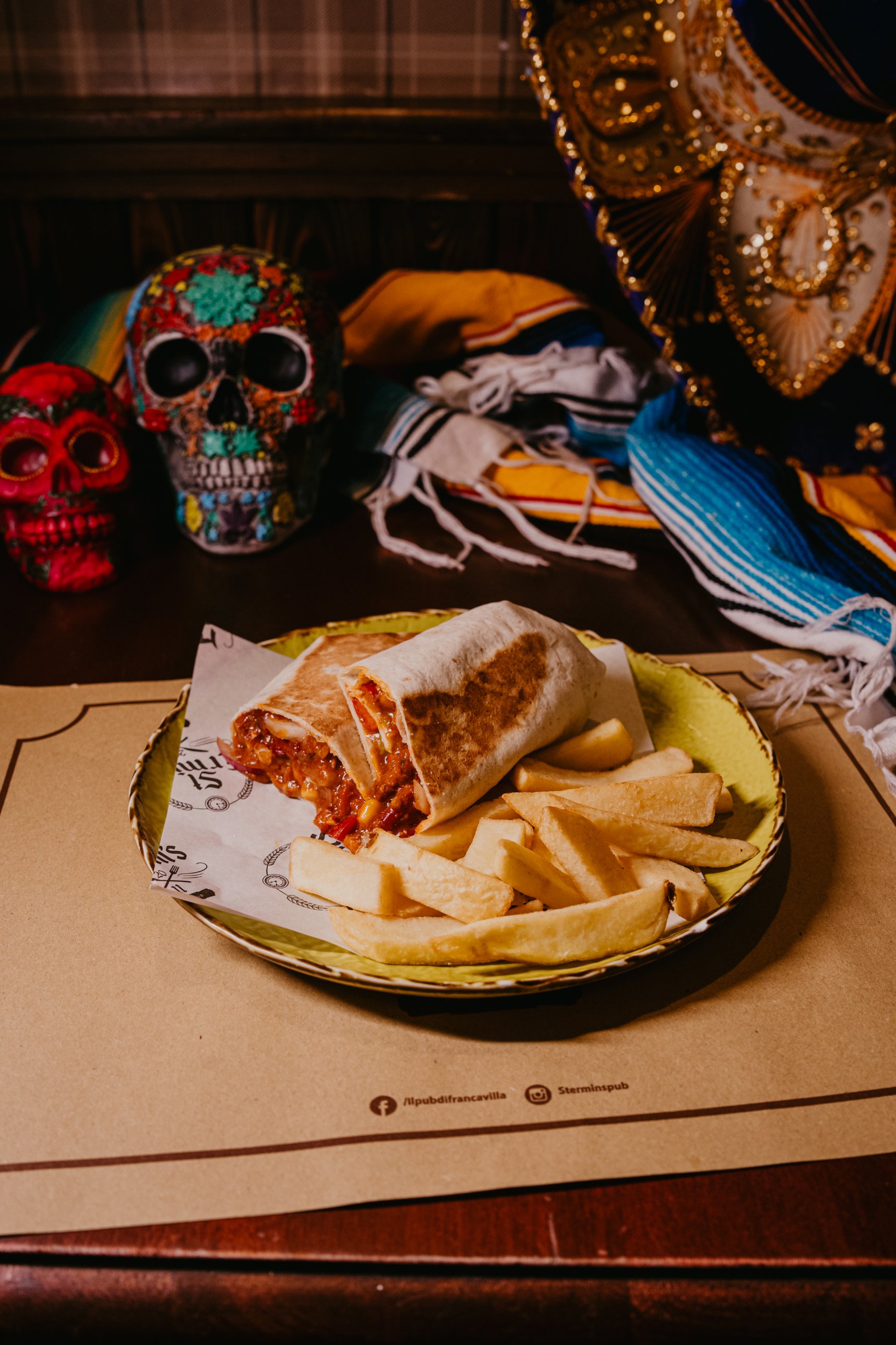 Burritos con Chili con Carne